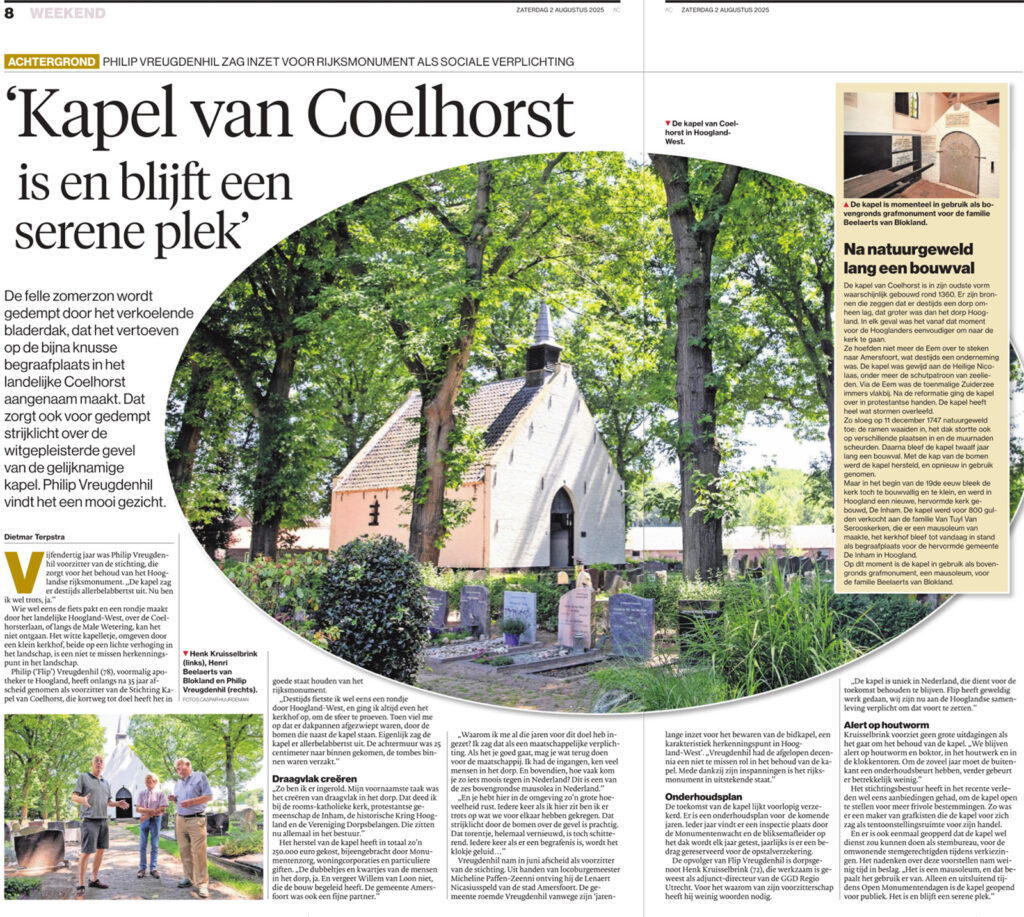 Philip Vreugdenhil interview in AD artikel